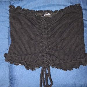 Sorella black crop top
